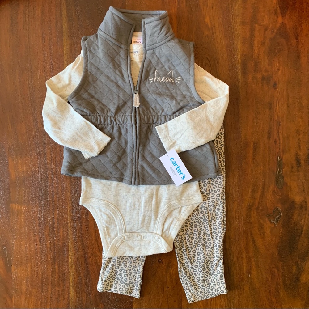 Carter’s 3 piece set NWT